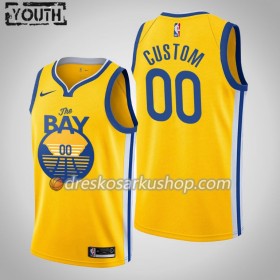 Dječji NBA Dres Golden State Warriors Personalizirani Nike 2019-20 Statement Edition Swingman